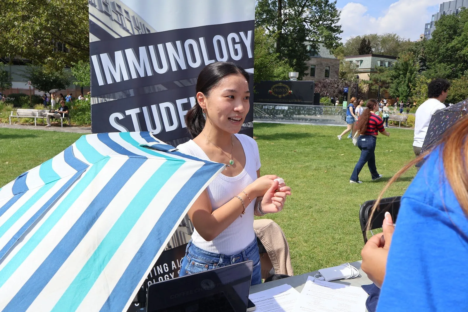 IMMSA members at the U of T clubs fair